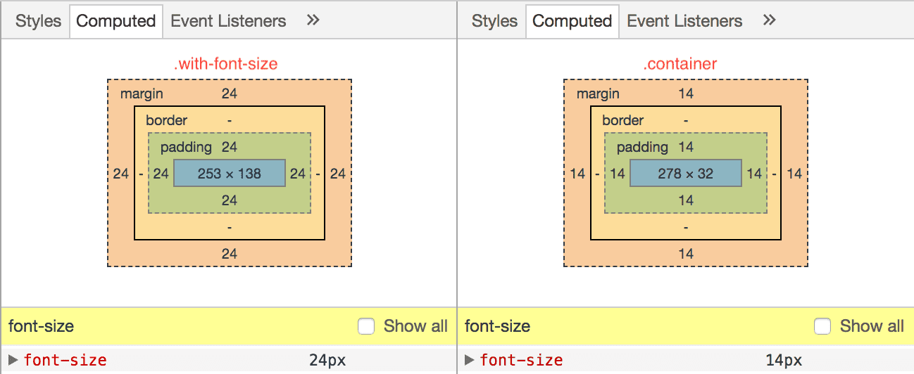 EM or REM? Scaling with font size Yaobin